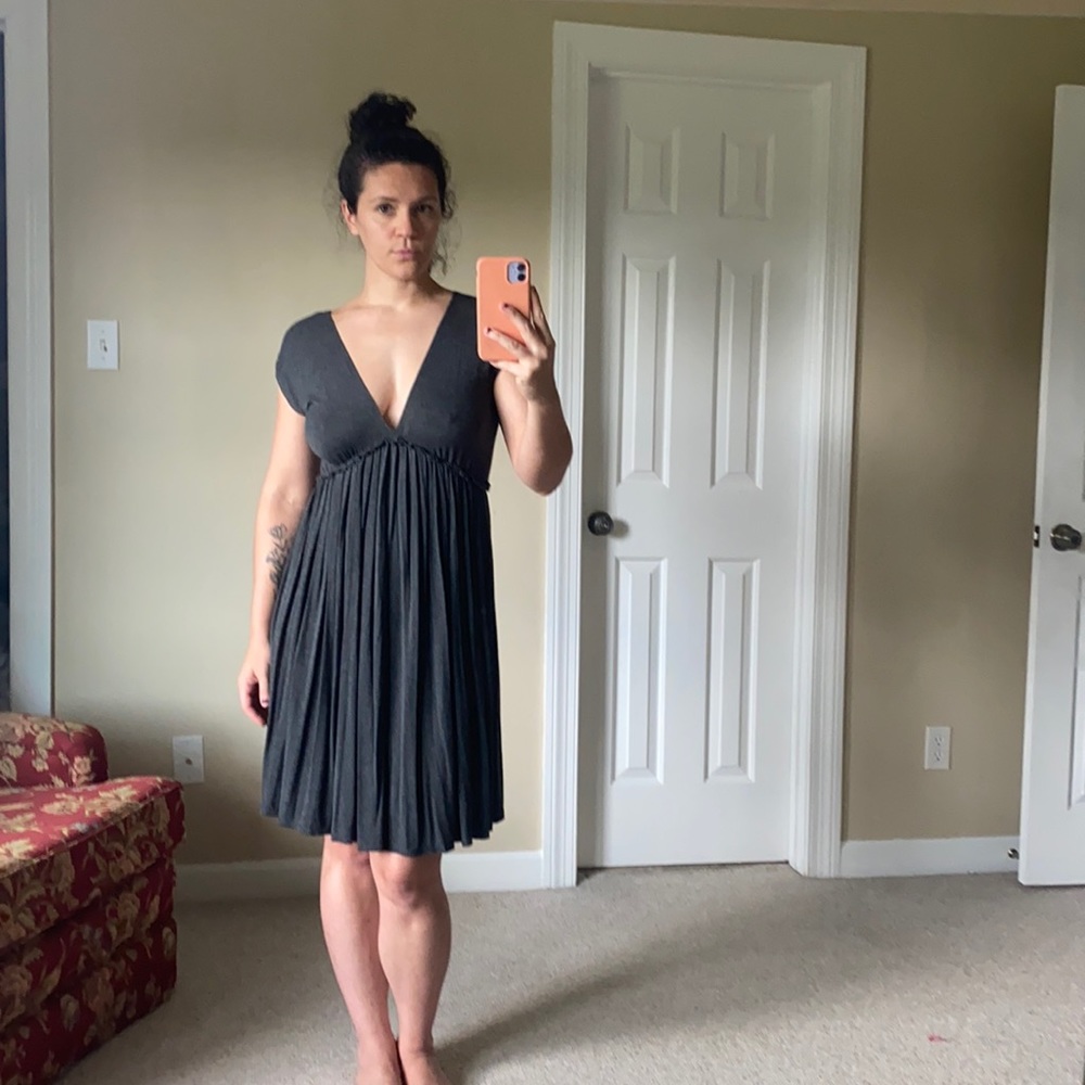 Max Edition v neck t-shirt dress